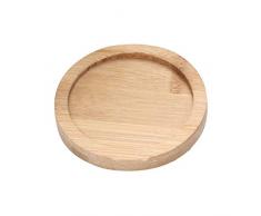 MYA 1Pc Tray Bambus Tray Bambus Bonsai Saftige Blumentopf Blumentopf-Halter Kissen Fleshy Blumenvase Holztablett Ständer Teppiche Home Office Dekoration