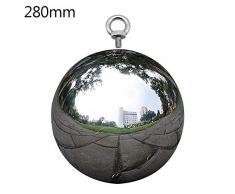 Williamly Gazing Globe Spiegelkugel Aus Silbernem Edelstahl - Metallhohlkugel-Nietmutterkugel, 5 Größen