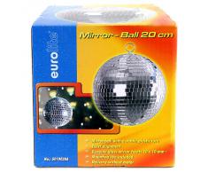 EUROLITE Spiegelkugel silber (20 cm) | Klassische Spiegelkugel