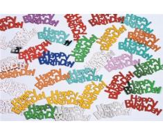 19403 - PAPSTAR - Deko-Streuschmuck, Folie Happy Birthday 15 gr.