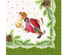 20 Servietten Motiv Räuchermann 33x33cm