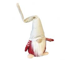 netproshop Deko Figur Wichtel Santa Adrian Rot Auswahl, Auswahl:Weiss, Größe:M