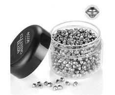 ecooe Neue Form der Reinigungsperlen 800 Edelstahl, für Dekanter, Vase, Karaffen, Flaschen Reinigen Sie die schwer erreichbaren Ecken