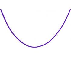 Engelsrufer Damen-Kette ohne Anhänger Satinband 925 Silber rhodiniert Stoff 80.0 cm - ERN-80-SI-08