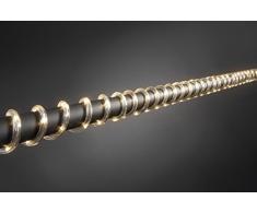 Konstsmide 3744-100 LED Lichterschlauch / 6m / mit Lichtsensor und 6h und 9h Timer / für Außen (IP44) / 96 warm weiße Dioden / batteriebetrieben / 4 x D 1.5V (exkl.)