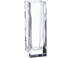 Leonardo Column Kasten-Vase, handgefertigte Solifleur-Vase, rechteckige Blumen-Vase aus Glas, Höhe: 200 mm, 014104