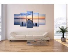 ARTTOR | Leinwandbilder | Bild auf Leinwand | Wandbild | fünf Teile | Breite: 160cm, Höhe: 85cm | 160x85cm | Bildnummer 2508 | fünfteilig | mehrteilig | Wanddeko | Premium Leinwanddruck | Deko | Fertig zum Aufhängen | Bilder