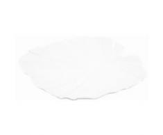 APS 83444 Palmblattschale, 35 x 34cm, H: 4,5cm, Melamin, weiß, -NATURAL COLLECTION- designed by EsserDesign