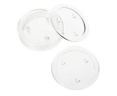 VBS Kerzen Glasuntersetzer10 cm klar 5 Stück Stumpenkerzen Glas Untersetzer Kerze