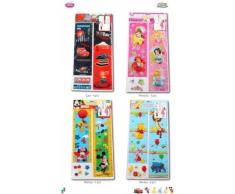 Pixar Cars 3D Messlatte Wandaufkleber Tattoo 100 x 15 cm *NEU*OVP*