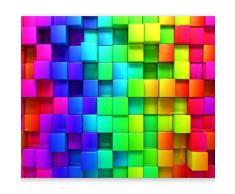 murando Fototapete Kubus 350x256 cm Vlies Tapeten Wandtapete XXL Moderne Wanddeko Design Wand Dekoration Wohnzimmer Schlafzimmer Büro Flur 3D f-A-0350-a-a