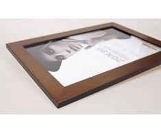 Milo Holz Bilderrahmen 10x15 bis 50x70 cm Bronze Gold Kupfer Silber Foto Rahmen: Farbe: Bronze | Format: 13x18