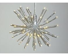 Sonderangebot des Monats 2 x LED Deko Licht - Stern Sadie 80LED warmweiß Weihnachtsstern Leuchtstern Deko-Stern zum aufhängen Dekolicht Dekoration