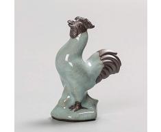 shovv Dekoartikel Ornamente 12 Tierkreis-Deko-Keramikpferd, Ratte, Kaninchen, Drache, Schlange, AFFE, Huhn, Schwein, Glück, Feng Shui, Kunsthandwerk, Ornamente