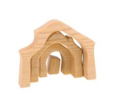 Ostheimer 66560 - Krippenstall - Minis mit Geschenkkiste