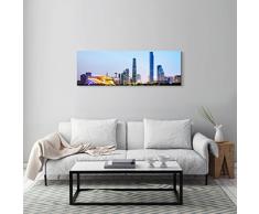 Paul Sinus Art Leinwandbilder | Bilder Leinwand 150x50cm Skyline Guangzhou – China