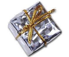 WEIHNACHTS POTPOURRI Kugel Trommel Zapfen... Baumschmuck Tischdeko. 1000ml ca 40 Teile in SILBER -92