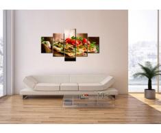 Bild auf Leinwand - Leinwandbilder - fünf Teile - Breite: 125cm, Höhe: 70cm - Bildnummer 2540 - fünfteilig - mehrteilig - zum Aufhängen bereit - Bilder - Kunstdruck - EA125x70-2540