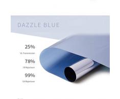 SXSHYUJE Sichtschutzfolie, Einwegspiegel Matte Fensterfolie, Anti-uv-wärmekontroll-Sonnenschutz Für Büro Und Zuhause, 152x1000cm