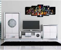 Wandbild - Star Wars, Darth Vader, 165 x 62 cm, Holzdruck - XXL Format - Kunstdruck, ref.26021