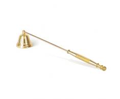 AIEVE Kerzenlöscher aus Edelstahl Dochtlöscher Löscher Kerze Abdeckung Zubehör Ersatz Pflege Werkzeug für Kerzen Docht Auslöschen(Golden)