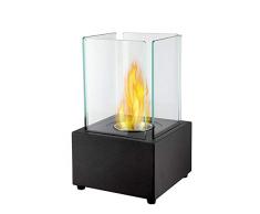 Ethanol Tischkamin Leon, mit Keramikschwamm und Auslaufschutz, super Flamme