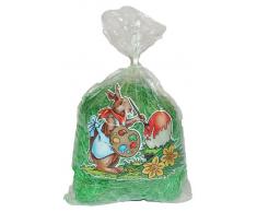 Unbekannt großer Beutel Ostergras grün - für das Osternest OHNE Ei ! Holzwolle Osterei