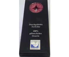 Stearin-Teelicht-Set d-rot