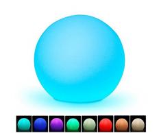 LED Leuchtkugel Würfel Stimmungslicht,KINGCOO Wasserdicht Schwimmdock Nachladbare LED Nachttischlampe,Lichtwürfel Tabelle Mood Licht Lampe Pool Licht mit Fernbedienung mit 16 Farbwechsel und 4 Blitzmodi,Anzüge für Outdoor Innendekoration