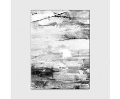 Dicker Innenbereich Teppich Moderne Neue Chinesische Einfache Schwarz-Weiß-Tinte Ölgemälde Küche Wohnzimmer Schlafzimmer Home Room Bodendekoration,150 * 200cm