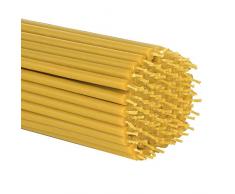 NKlaus 327g. Bienenwachs Altarkerzen Kirchenqualität dünne Kerzen Ritualkerzen (ca. 100 Stück) 36261