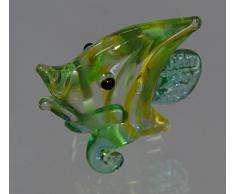 Tiny zoo Miniatur Glasfigur Fisch ca.2cm groß zum Sammeln und Verschenken