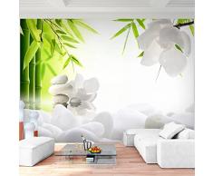 Fototapeten Blumen Feng Shui 352 x 250 cm - Vlies Wand Tapete Wohnzimmer Schlafzimmer Büro Flur Dekoration Wandbilder XXL Moderne Wanddeko - 100% MADE IN GERMANY - 9300011a