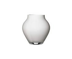 Villeroy & Boch Oronda Mini Vase Arctic Breeze, 12 cm, Glas, Weiß
