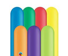 100 Modellierballons 260Q, Qualatex, CARNIVAL bunt sortiert