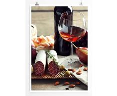 Eau Zone Bilder - Food-Fotografie – Italienische Delikatessen- Leinwand Kunstdrucke Wandbilder aus Deutschland