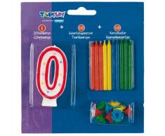 Geburtstagskerze 0 Geburtstag Deko Zahlenkerze