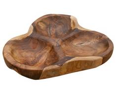 LioLiving®, Holzschale Peanut aus massivem Teakholz (#400154)