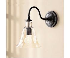 Modernes Wandbeleuchtung Wandleuchten Vintage Loft-Wandlampen Antik Deko Design Wandbeleuchtung Landhausstil Lampe Nachttischlampe Schlafzimmer Wohnzimmer Gang Spiegelfront Kristallglocke Wandlampe