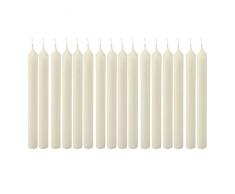 Brubaker 20er Pack Baumkerzen Wachs Weihnachtskerzen Pyramidenkerzen Christbaumkerzen Champagner