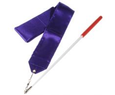 4 m Band, für Rhythmische, Tanz, Ballett, Gymnastikball Luftschlangen, gezwirbelt, violett