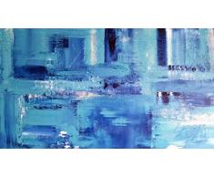 Handmade Acrylgemälde Blue