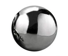 luckything Edelstahl Gartenkugel, 19-300 Mm Spiegelpoliert Hohlkugel Reflektierende Gazing Ball, Schwimmende Teichkugeln Nahtlose Dekokugel Spiegelkugel Für Hausgarten Ornament Dekorationen