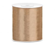 Tischband Satinband goldfarben, 25 Meter x 10 cm