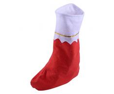 Weihnachtsstrumpf, Nikolausstiefel, Weihnachtssocken, Nikolausstrumpf, Nikolaus Socke Strumpf zum Aufhängen und Befüllen an Weihnachten und Nikolaus