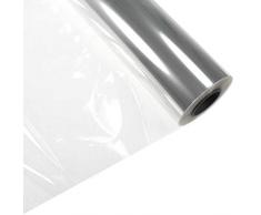 Floral-Direkt 200m Blumenfolie B75cm Geschenkfolie Kristallfolie Klarsichtfolie transparent
