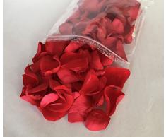 Decoflorales® - Echte, konservierte Rosenblätter; Blütenfarbe rot - 25g / 0,75 Liter