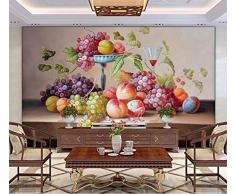 Benutzerdefinierte Tapete 3D Wandbild Stilleben Ölgemälde Wohnzimmer Dekoration Gemalt Tv Hintergrund Tapetenwandbild 300(L) x210(H) cm