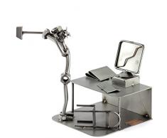 Steelman24 I Schraubenmännchen PC-Crash I Made in Germany I Handarbeit I Geschenkidee I Stahlfigur I Metallfigur I Metallmännchen