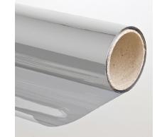 Folien-Gigant Sonnenschutzfolie Selbstklebend Fensterfolie Tönungsfolie für Fenster 75 x 300 cm silber